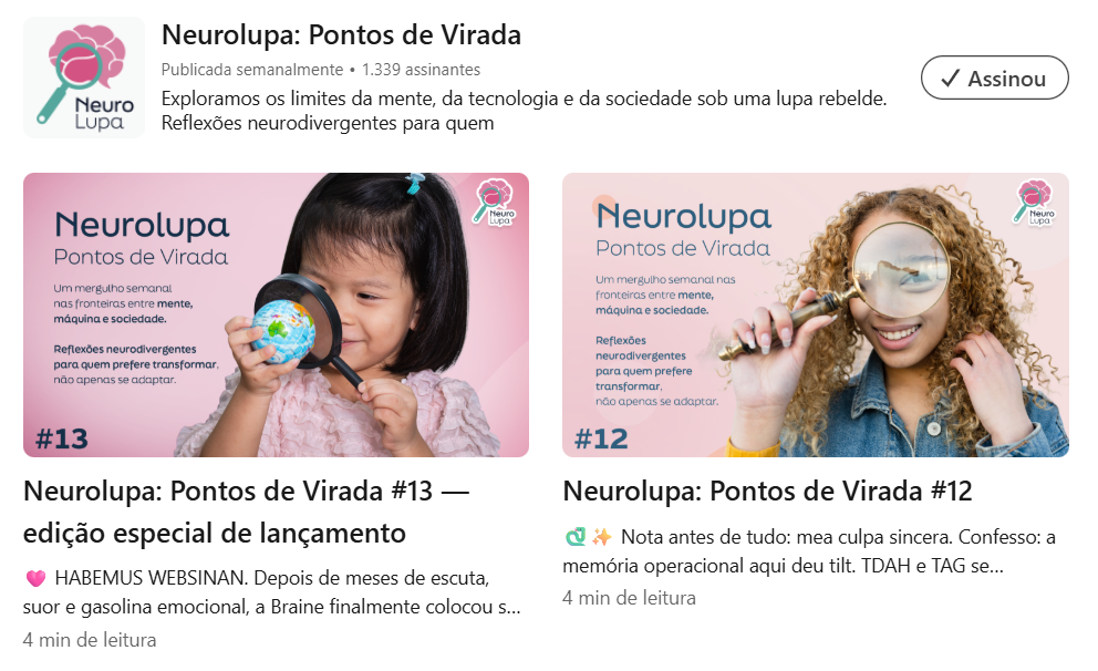 A Braine visa expandir sua divulgação para diversos canais.