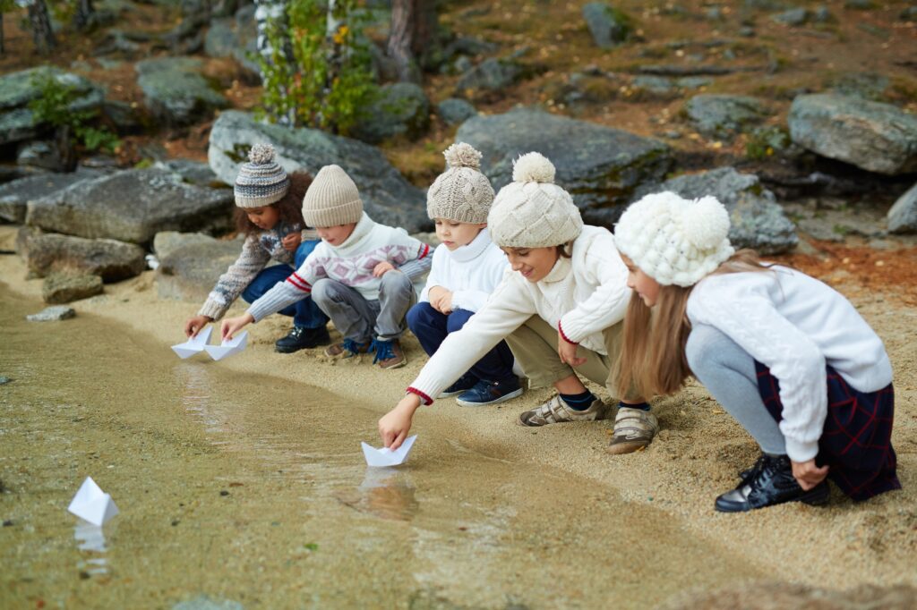 Kids playing