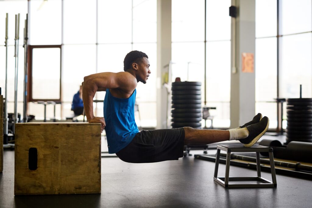 Man exercising